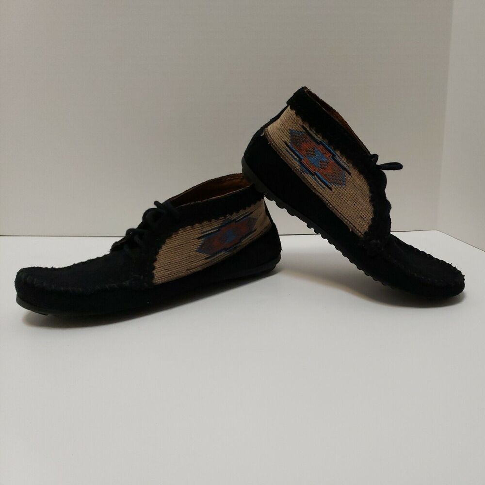 Minnetonka Moccasin Women’s El Paso Southwestern Suede Ankle Boots Size 5.5